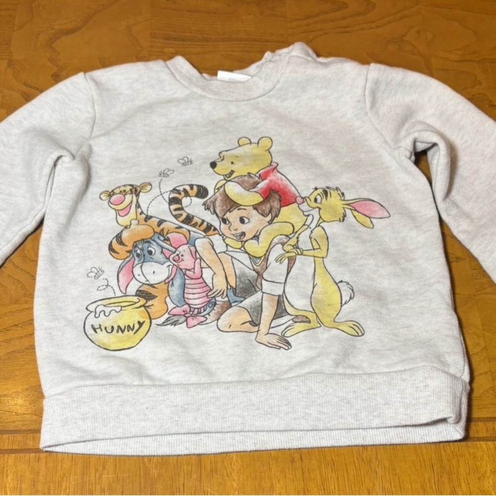 Disney kids unisex‎ Winnie the Pooh and friends Sweatshirt Sz 18 months